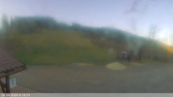 Dolní část sjezdovky