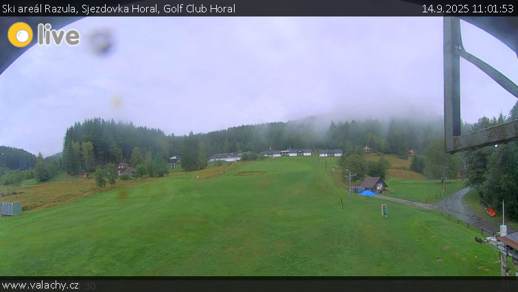 Ski areál Razula - Sjezdovka Horal, Golf Club Horal - 14.9.2025 v 11:01
