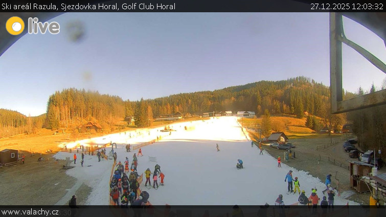 Ski areál Razula - Sjezdovka Horal, Golf Club Horal - 27.12.2025 v 12:03