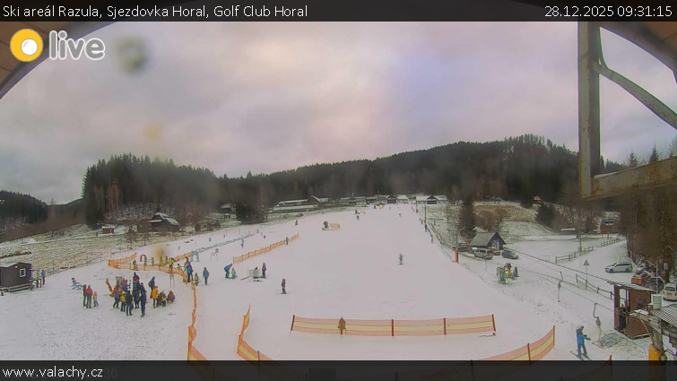 Ski areál Razula - Sjezdovka Horal, Golf Club Horal - 28.12.2025 v 09:31