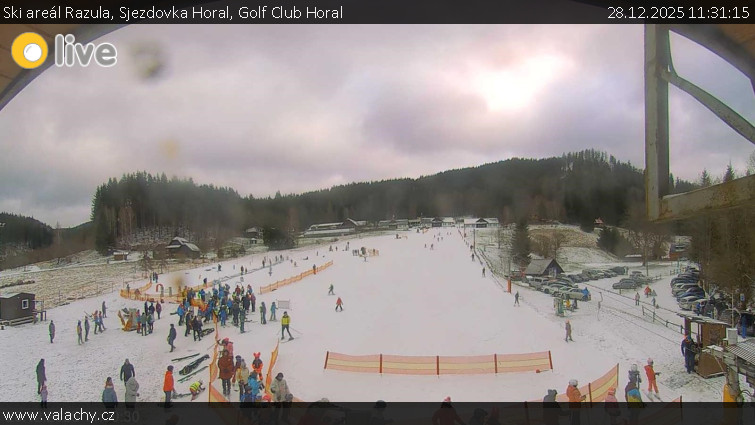 Ski areál Razula - Sjezdovka Horal, Golf Club Horal - 28.12.2025 v 11:31