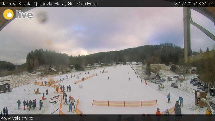 Ski areál Razula - Sjezdovka Horal, Golf Club Horal - 28.12.2025 v 13:31