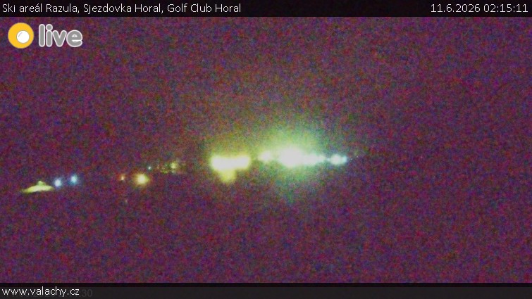 Ski areál Razula - Sjezdovka Horal, Golf Club Horal - 11.6.2026 v 02:15
