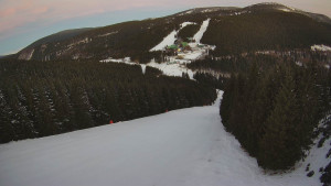 Červenohorské sedlo - Panorama sjezdovka "Červená" - 26.2.2026 v 06:30