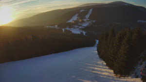 Červenohorské sedlo - Panorama sjezdovka "Červená" - 26.2.2026 v 17:00