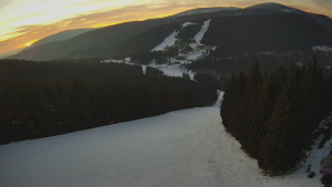 Červenohorské sedlo - Panorama sjezdovka "Červená" - 26.2.2026 v 17:30