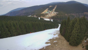 Červenohorské sedlo - Panorama sjezdovka "Červená" - 24.3.2026 v 07:00