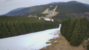 Červenohorské sedlo - Panorama sjezdovka "Červená" - 24.3.2026 v 07:30