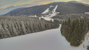 Červenohorské sedlo - Panorama sjezdovka "Červená" - 2.4.2026 v 07:00