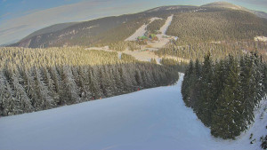 Červenohorské sedlo - Panorama sjezdovka "Červená" - 2.4.2026 v 08:00