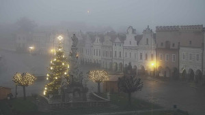 Město Telč - Náměstí Zachariáše z Hradce - 22.12.2025 v 07:45