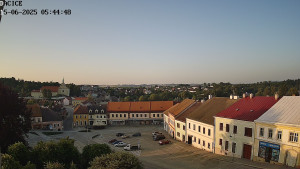 Město Dačice - Palackého náměstí - 15.6.2025 v 05:45