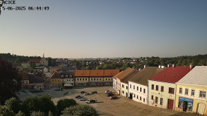 Město Dačice - Palackého náměstí - 15.6.2025 v 06:45