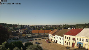 Město Dačice - Palackého náměstí - 1.7.2025 v 06:45