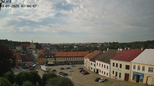 Město Dačice - Palackého náměstí - 3.7.2025 v 07:45