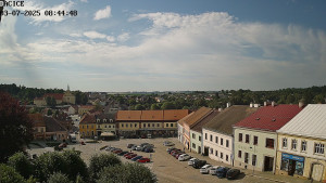 Město Dačice - Palackého náměstí - 3.7.2025 v 08:45