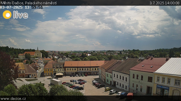 Město Dačice - Palackého náměstí - 3.7.2025 v 14:00