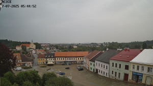 Město Dačice - Palackého náměstí - 7.7.2025 v 05:45