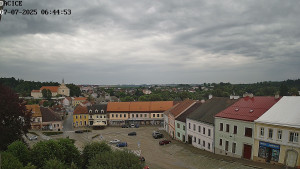 Město Dačice - Palackého náměstí - 7.7.2025 v 06:45