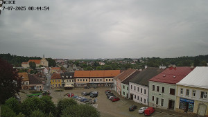 Město Dačice - Palackého náměstí - 7.7.2025 v 08:45