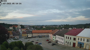 Město Dačice - Palackého náměstí - 12.7.2025 v 05:15