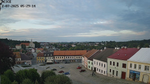 Město Dačice - Palackého náměstí - 12.7.2025 v 05:30