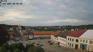 Město Dačice - Palackého náměstí - 12.7.2025 v 05:45