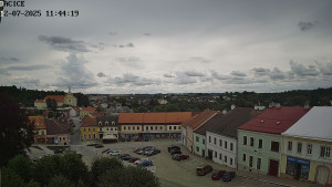 Město Dačice - Palackého náměstí - 12.7.2025 v 11:45