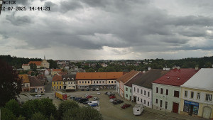 Město Dačice - Palackého náměstí - 12.7.2025 v 14:45