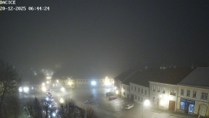 Město Dačice - Palackého náměstí - 20.12.2025 v 06:45