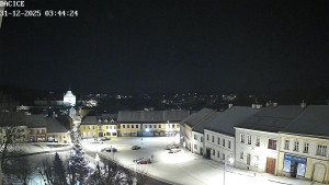 Město Dačice - Palackého náměstí - 31.12.2025 v 03:45