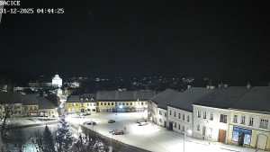 Město Dačice - Palackého náměstí - 31.12.2025 v 04:45
