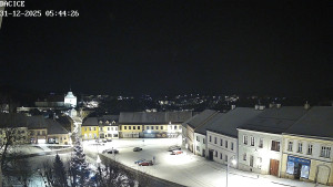 Město Dačice - Palackého náměstí - 31.12.2025 v 05:45