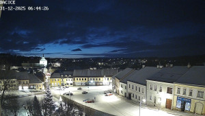Město Dačice - Palackého náměstí - 31.12.2025 v 06:45