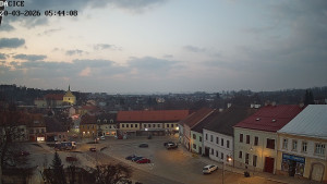 Město Dačice - Palackého náměstí - 20.3.2026 v 05:45