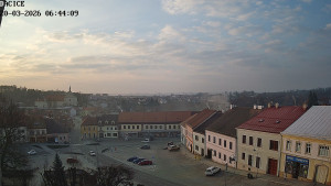 Město Dačice - Palackého náměstí - 20.3.2026 v 06:45
