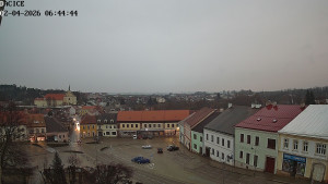 Město Dačice - Palackého náměstí - 2.4.2026 v 06:45