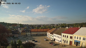 Město Dačice - Palackého náměstí - 19.5.2026 v 06:45