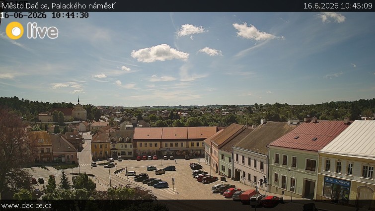 Město Dačice - Palackého náměstí - 16.6.2026 v 10:45