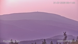 Aussichtsturm Žalý - Žalý, Riesengebirge, Isergebirge - 31.7.2026 v 06:45 Aussichtsturm Žalý - Žalý, Riesengebirge, Isergebirge - 31.7.2026 v 06:45