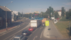 Město Přerov - Křižovatka ulic Komenského a Velké Novosady - 3.7.2025 v 07:45
