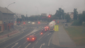 Město Přerov - Křižovatka ulic Komenského a Velké Novosady - 7.7.2025 v 05:45