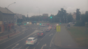 Město Přerov - Křižovatka ulic Komenského a Velké Novosady - 7.7.2025 v 06:02