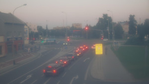 Město Přerov - Křižovatka ulic Komenského a Velké Novosady - 15.8.2025 v 05:45
