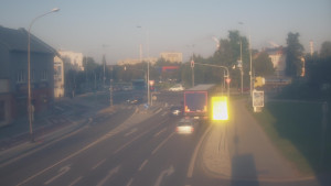 Město Přerov - Křižovatka ulic Komenského a Velké Novosady - 15.8.2025 v 06:45