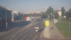 Město Přerov - Křižovatka ulic Komenského a Velké Novosady - 15.8.2025 v 07:45