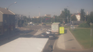 Město Přerov - Křižovatka ulic Komenského a Velké Novosady - 15.8.2025 v 09:45