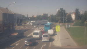 Město Přerov - Křižovatka ulic Komenského a Velké Novosady - 15.8.2025 v 10:45
