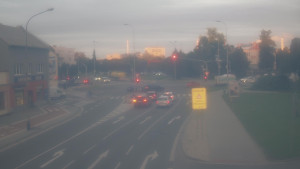 Město Přerov - Křižovatka ulic Komenského a Velké Novosady - 18.9.2025 v 06:45
