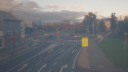 Křižovatka ulic Komenského a Velké Novosady